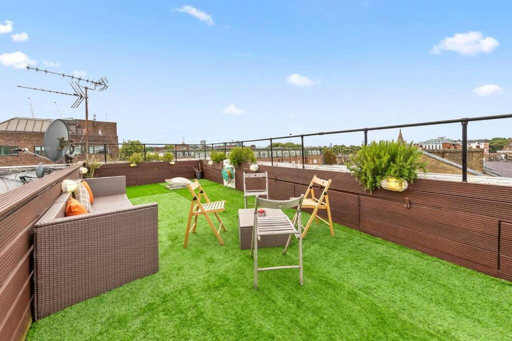 Spacious Sleep 11 With Terrace In Earls Court Ec99 London Ngoại thất bức ảnh