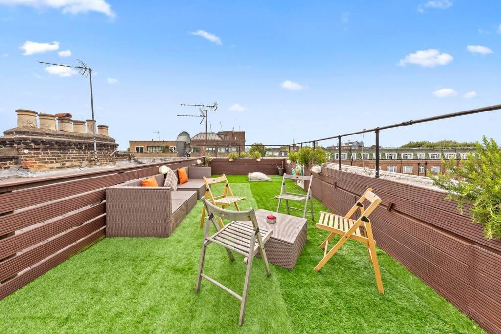 Spacious Sleep 11 With Terrace In Earls Court Ec99 London Ngoại thất bức ảnh